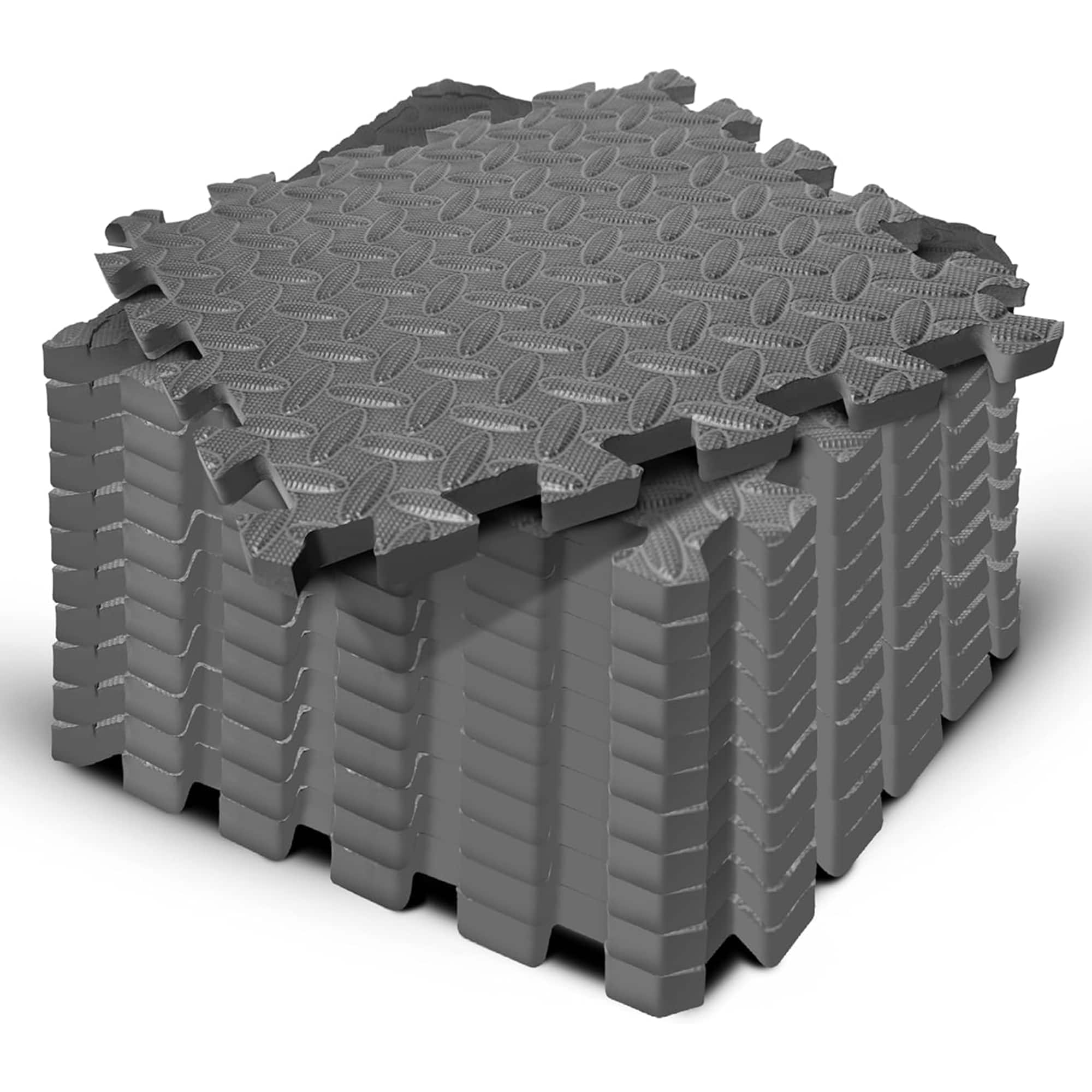 "Yes4All - Interlocking Foam Exercise Mat, 3/4"" Thick, 12""x12"", 11 Sq Ft, Grey - Gray" price history on PriceWatchPro