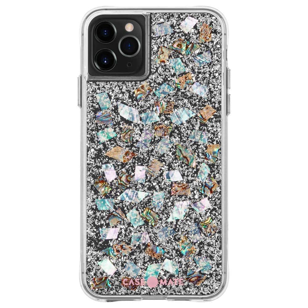 Case-Mate - Karat Case for Apple iPhone 11 Pro Mother of Pearl - Karat- Pearl