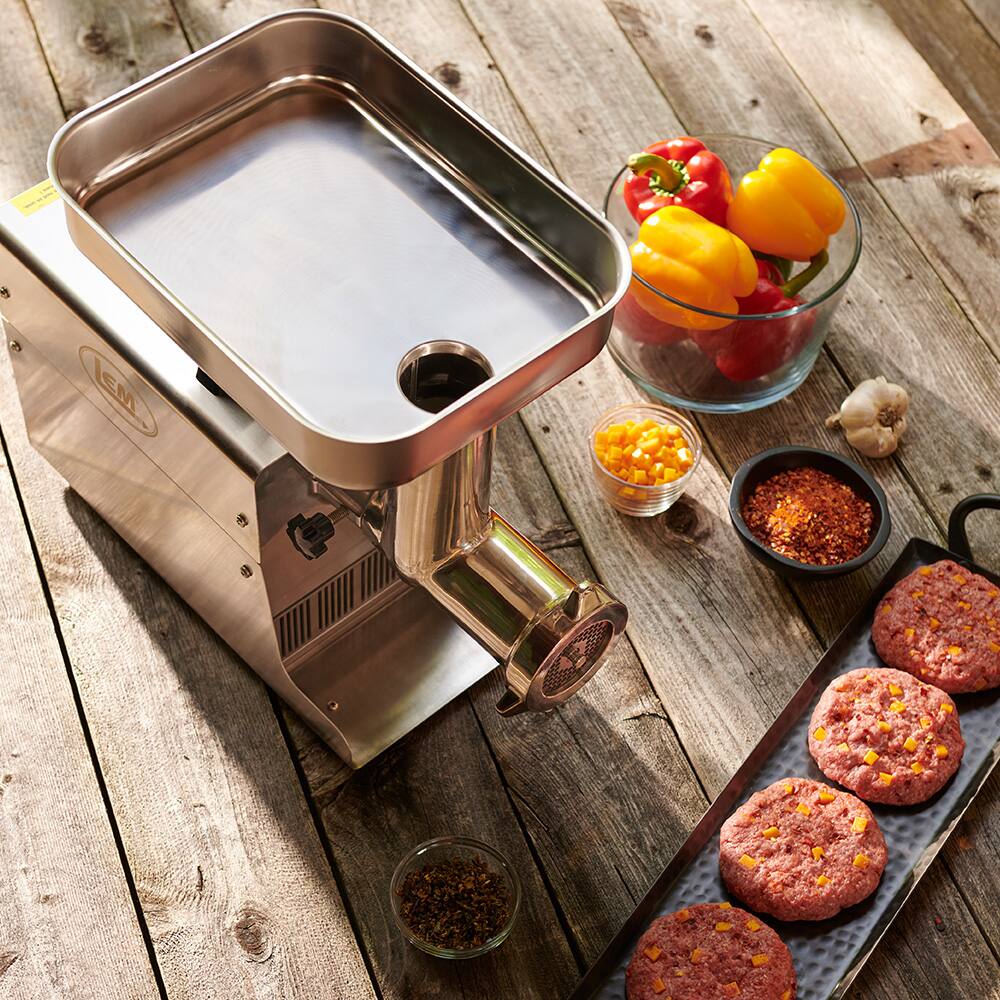 Alt View 1. LEM Product - #12 Big Bite Meat Grinder - 0.75 HP - Stainless.