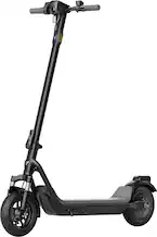 Front. NIU - KQi 100P Foldable Electric Kick Scooter w/ 22 mi Max Range & 18 mph Max Speed - Gray.