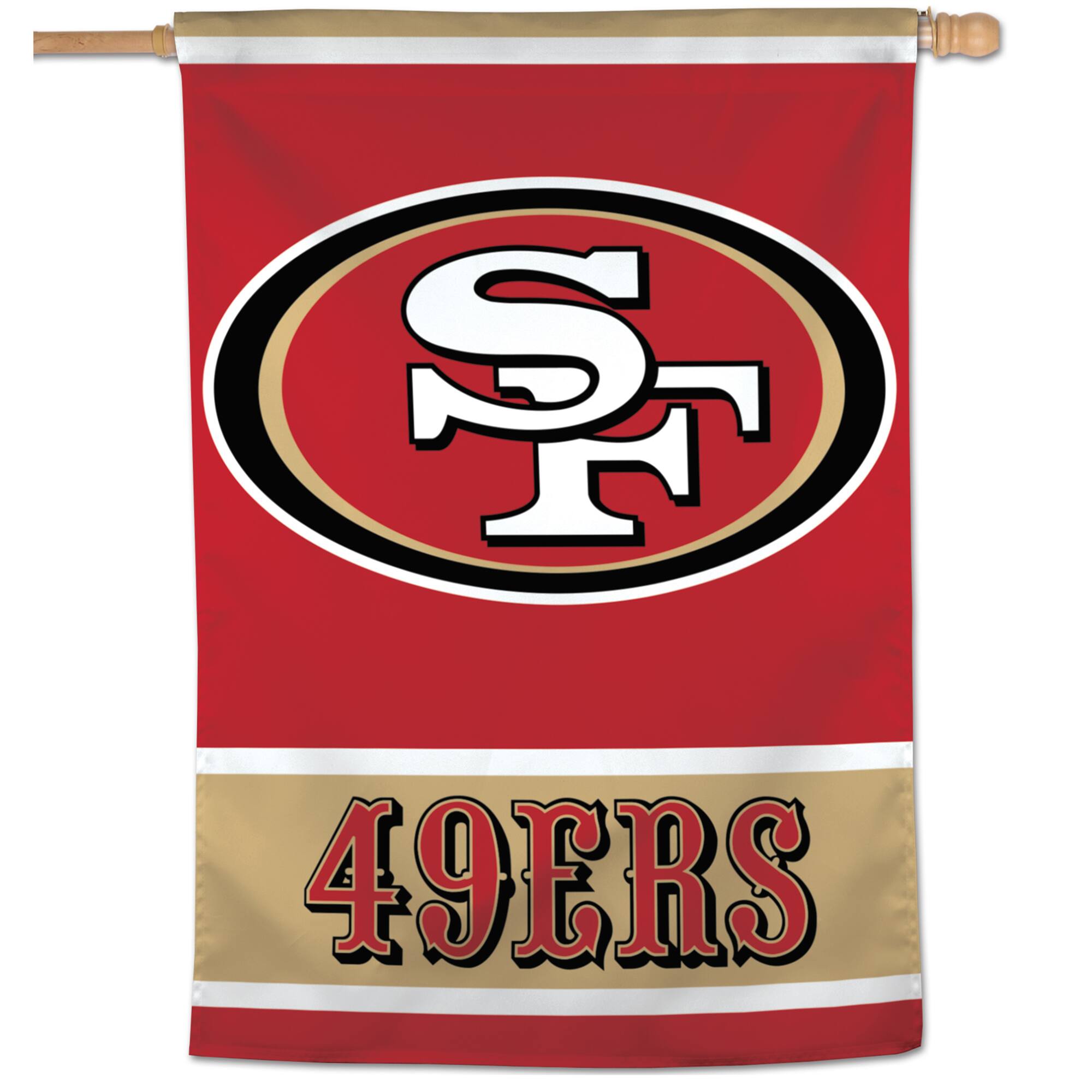 WinCraft - San Francisco 49ers 28" x 40" Team Single-Sided Vertical Banner - Multicolor