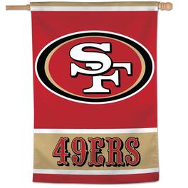 WinCraft - San Francisco 49ers 28" x 40" Team Single-Sided Vertical Banner - Multicolor
