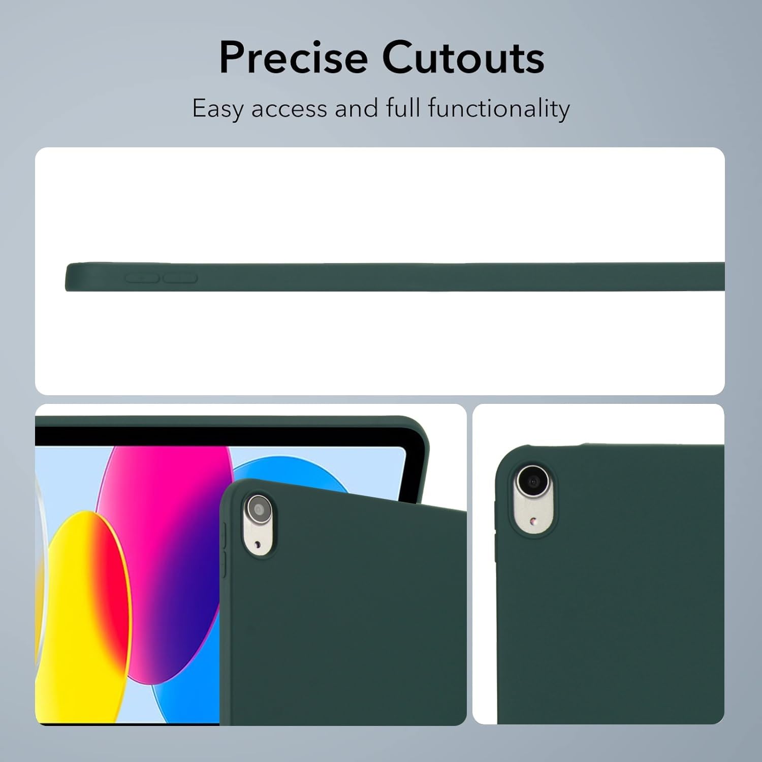 Precise Cutouts  
Easy access and full functionality