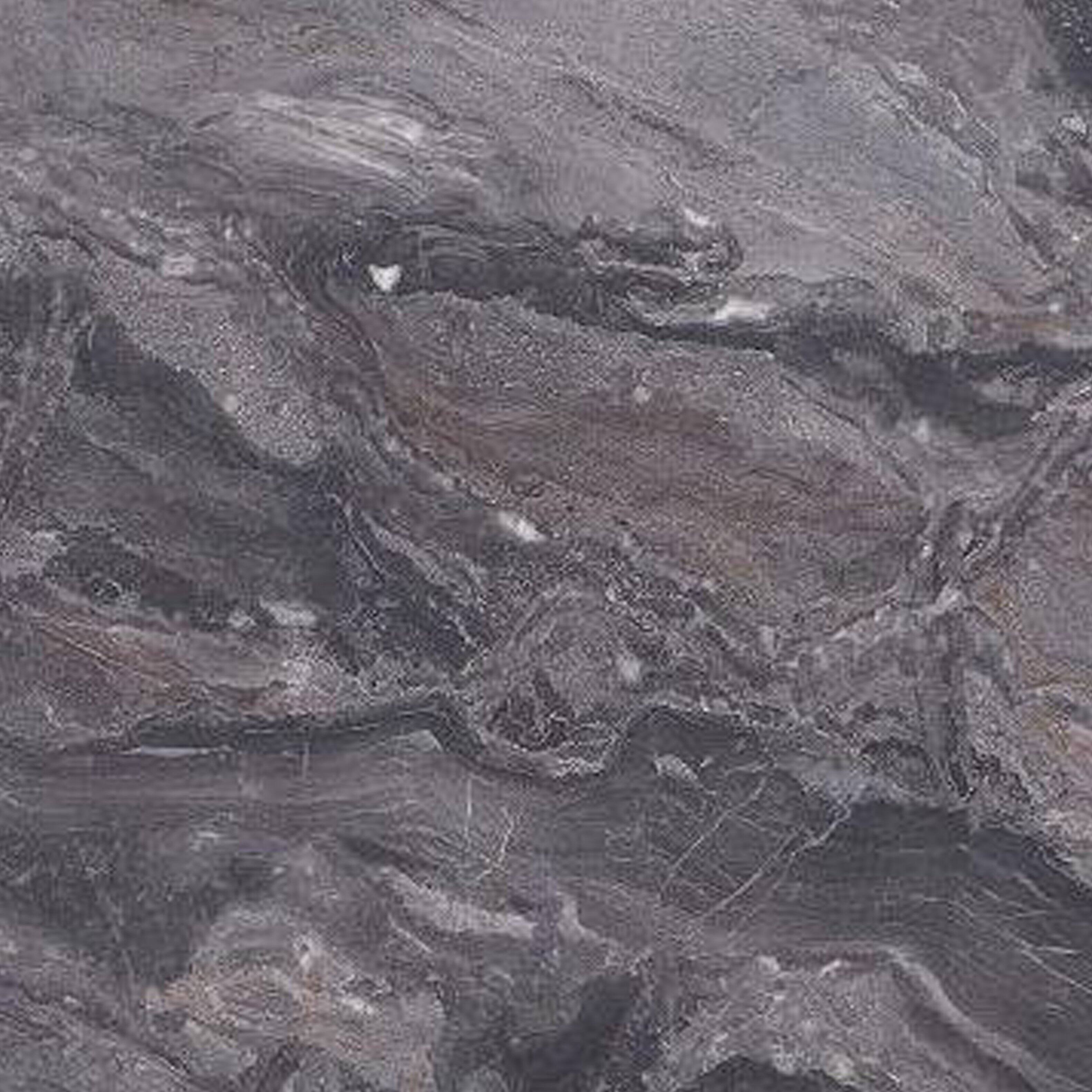 Alt View 2. Manhattan Lane - Evis 63 Inch Dining Table, Marble Grain Faux Stone Top, Walnut Brown Wood - Brown.