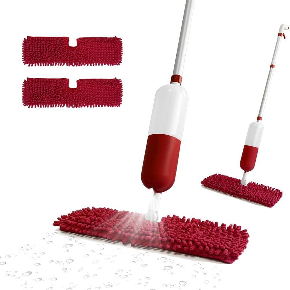 Front. Schertz - 2-in-1 Spray Mop with 650ml Reusable Bottle, Microfiber, Wet & Dry Use.