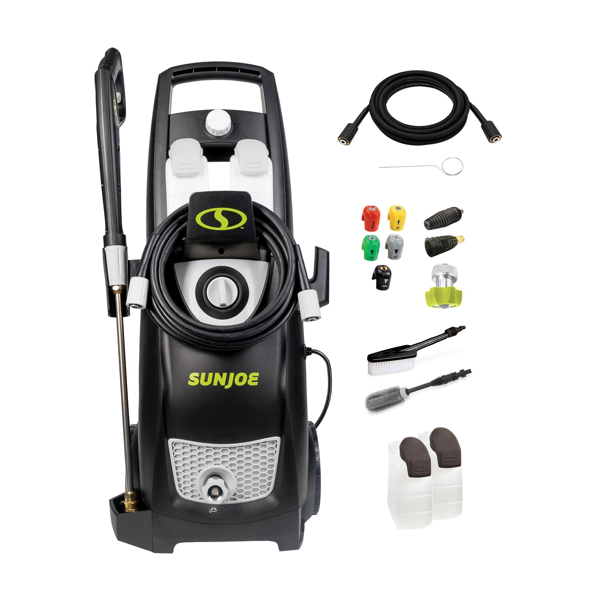 Alt View 1. Sun Joe - Sun Joe Electric Pressure Washer, Portable Power Washer with Wheels, SPX3000-PK1 - Green.