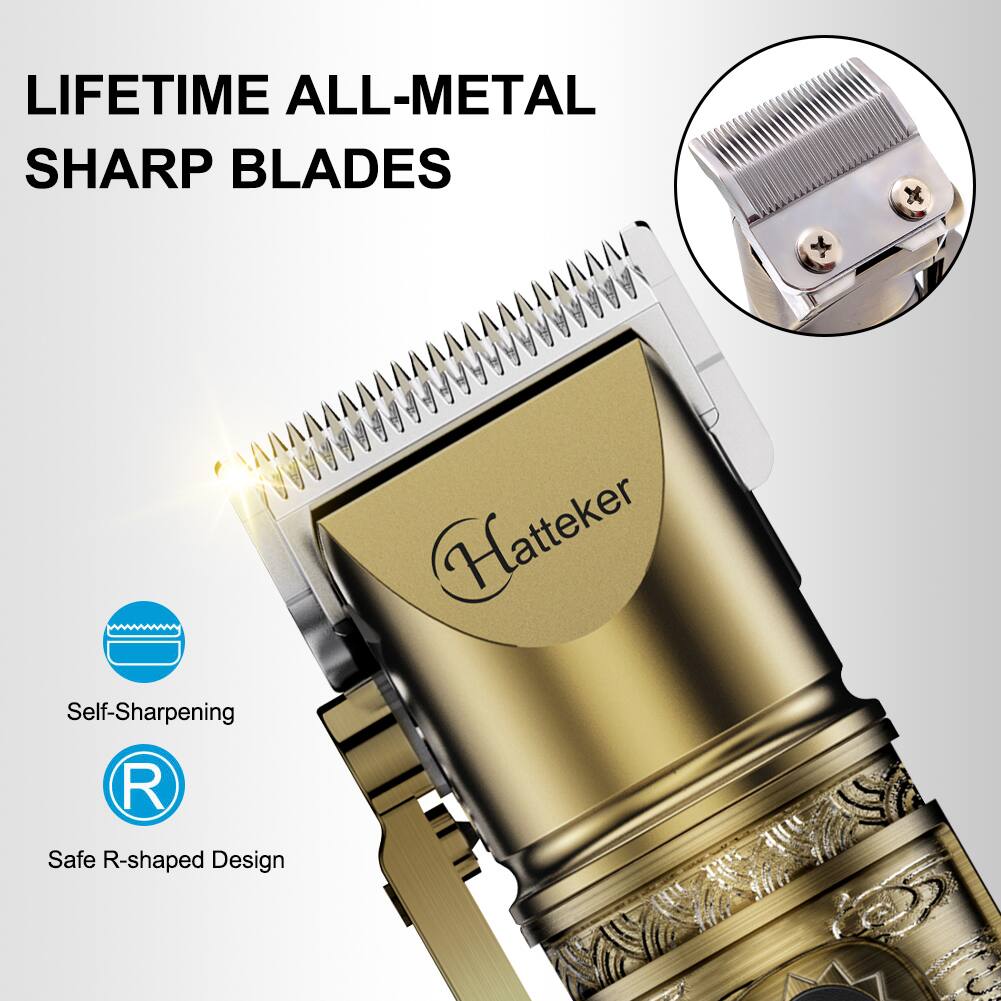 LIFETIME ALL-METAL SHARP BLADES

Self-Sharpening

Safe R-shaped Design