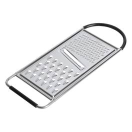 Gibson - Oster Helmsdale Flat Cheese Grater With Anti-Slip Handle - Silver