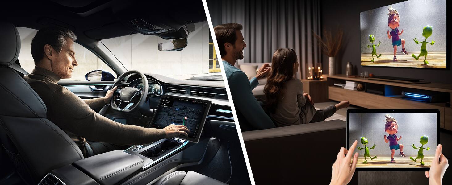 Alt View 8. ANTEMPER - 10.1 Inch Tablet, 2026 Latest Android Tablet with Keyboard Mouse Pen,16GB RAM+128GB ROM(1TB TF),Gemini AI 2.0,Octa-Core - black.