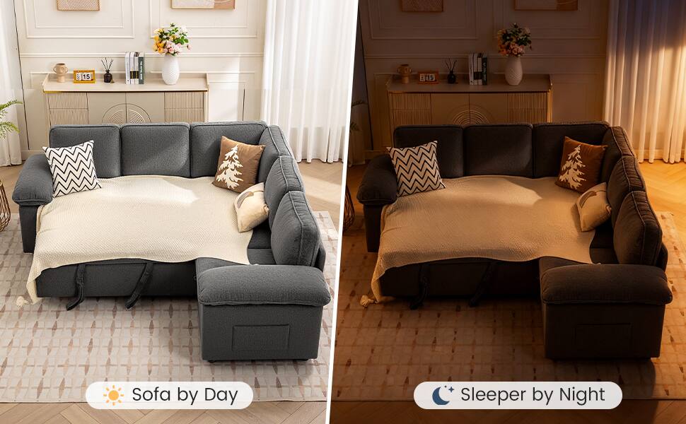 120 15 815 E 5 Sofa by Day + Sleeper by Night