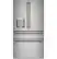 Alt View 40. Café - 27.6 Cu. Ft. 4-Door French Door Smart Refrigerator, Customizable - Brushed Stainless.