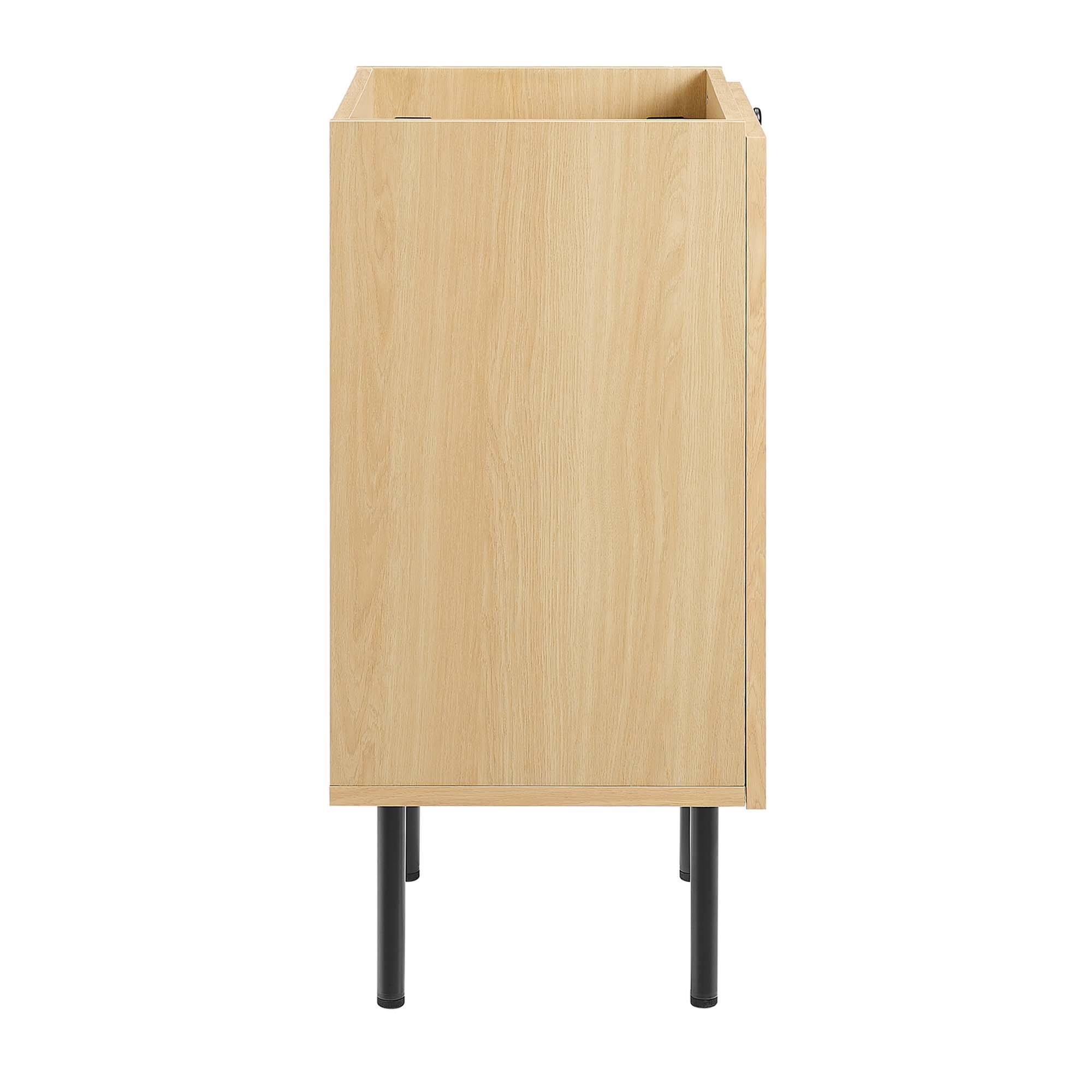 Alt View 1. Modway - Chaucer Bathroom Cabinet Basin Not Included by Modway - Oak.