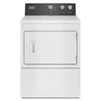 Front. Maytag - 7.4 Cu. Ft. Electric Dryer Commercial Grade with IntelliDry Sensor - White.
