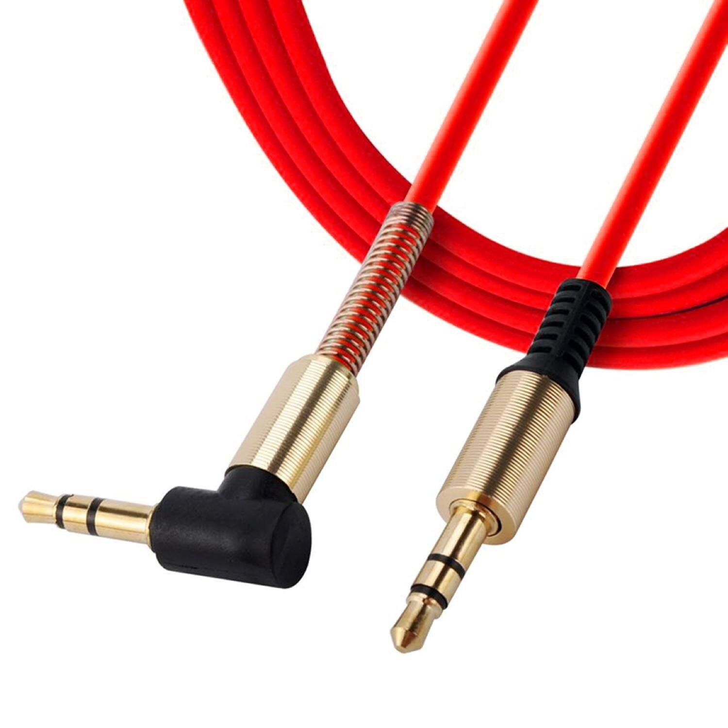Sanoxy 3.5mm Male to M Aux Cable Cord L Shaped Right Angle Car Audio ...