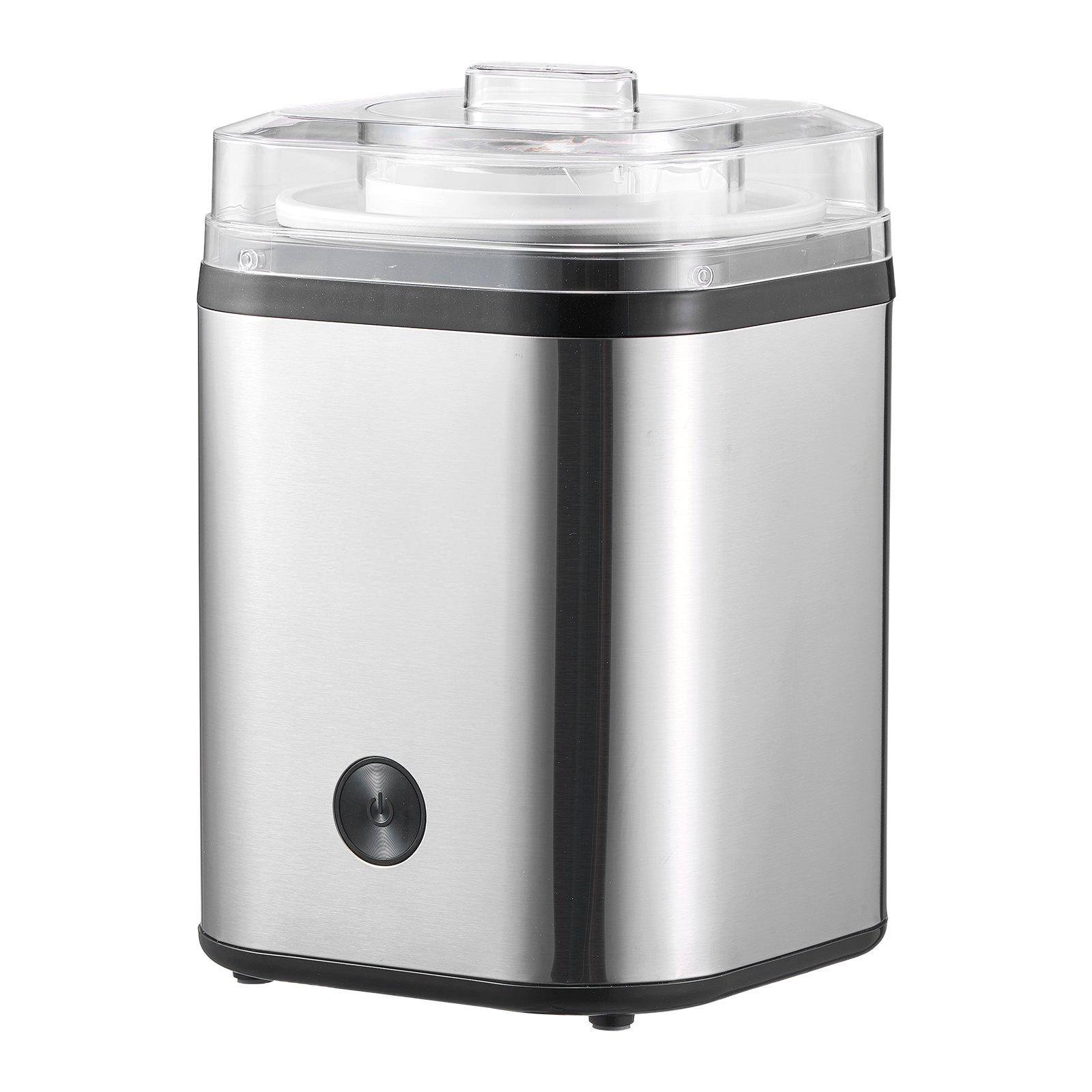 Alt View 9. Glintex - Ice Cream Maker 2.1Qt Large Capacity Automatic Electric Machine, Easy to Clean, for Gelato & Frozen Yogurt - Silver.