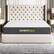 Alt View 14. Ghostbed - 10” Gel Memory Foam Mattress Twin XL - White.