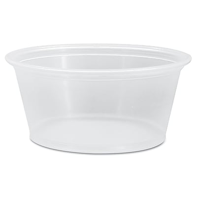 Front. Dart - DART CONTAINER CORP Portion Cup - Clear.