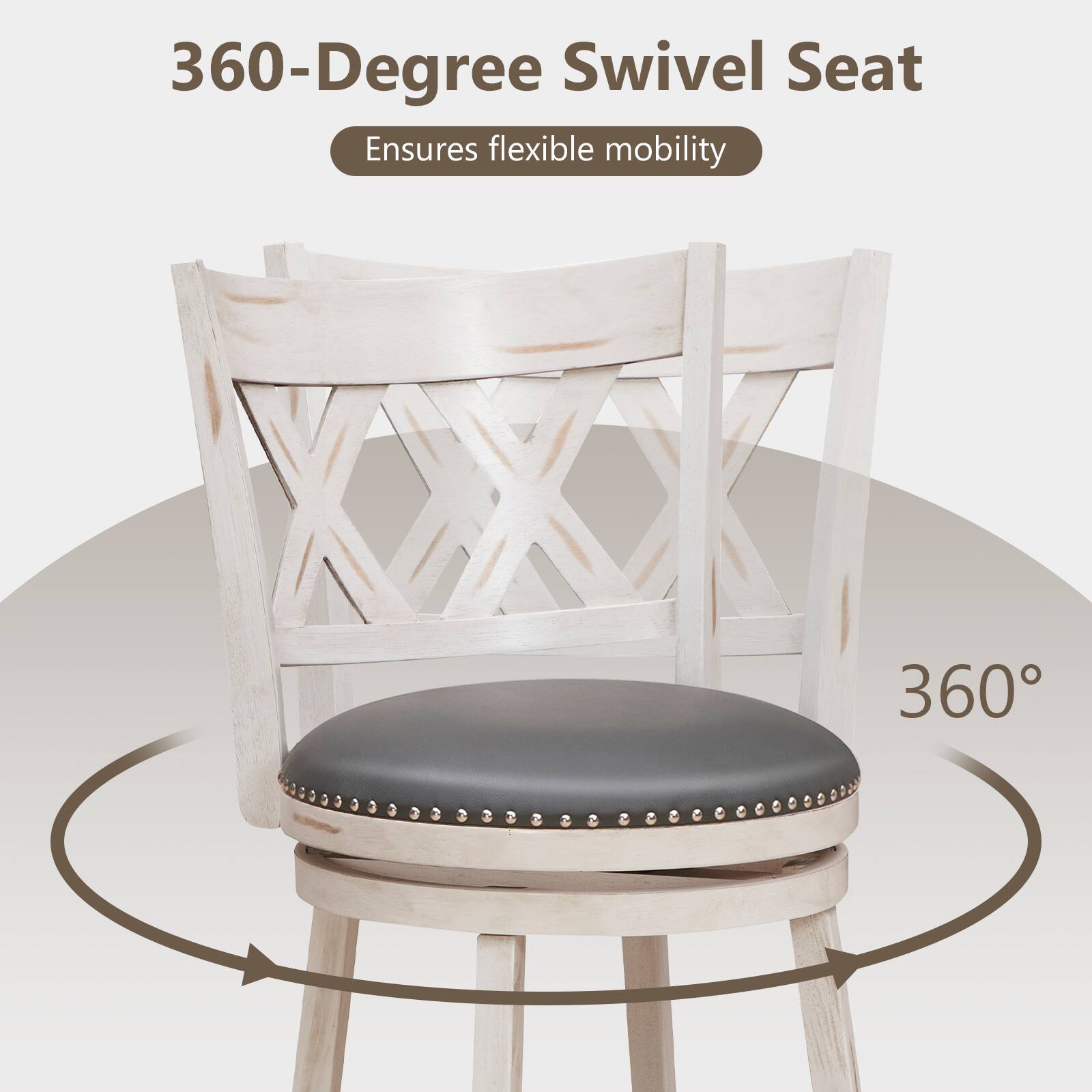 360-Degree Swivel Seat Ensures Flexible Mobility