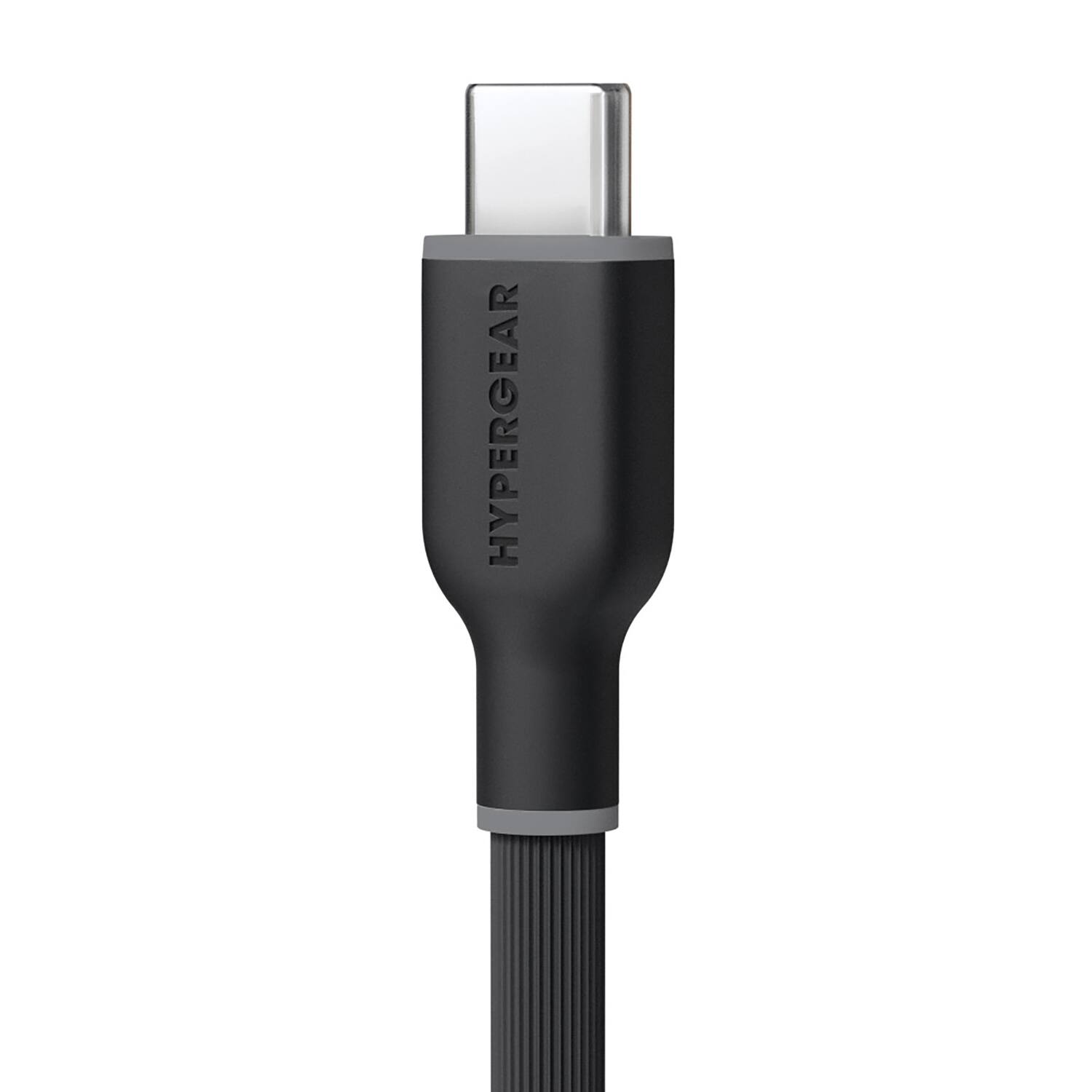 Alt View 2. HyperGear - Hypergear 16008 Flexi Pro Usb-c To Lightning Soft-touch Silicone Fast Charge And Sync Cable, 10-ft. (black) - black.