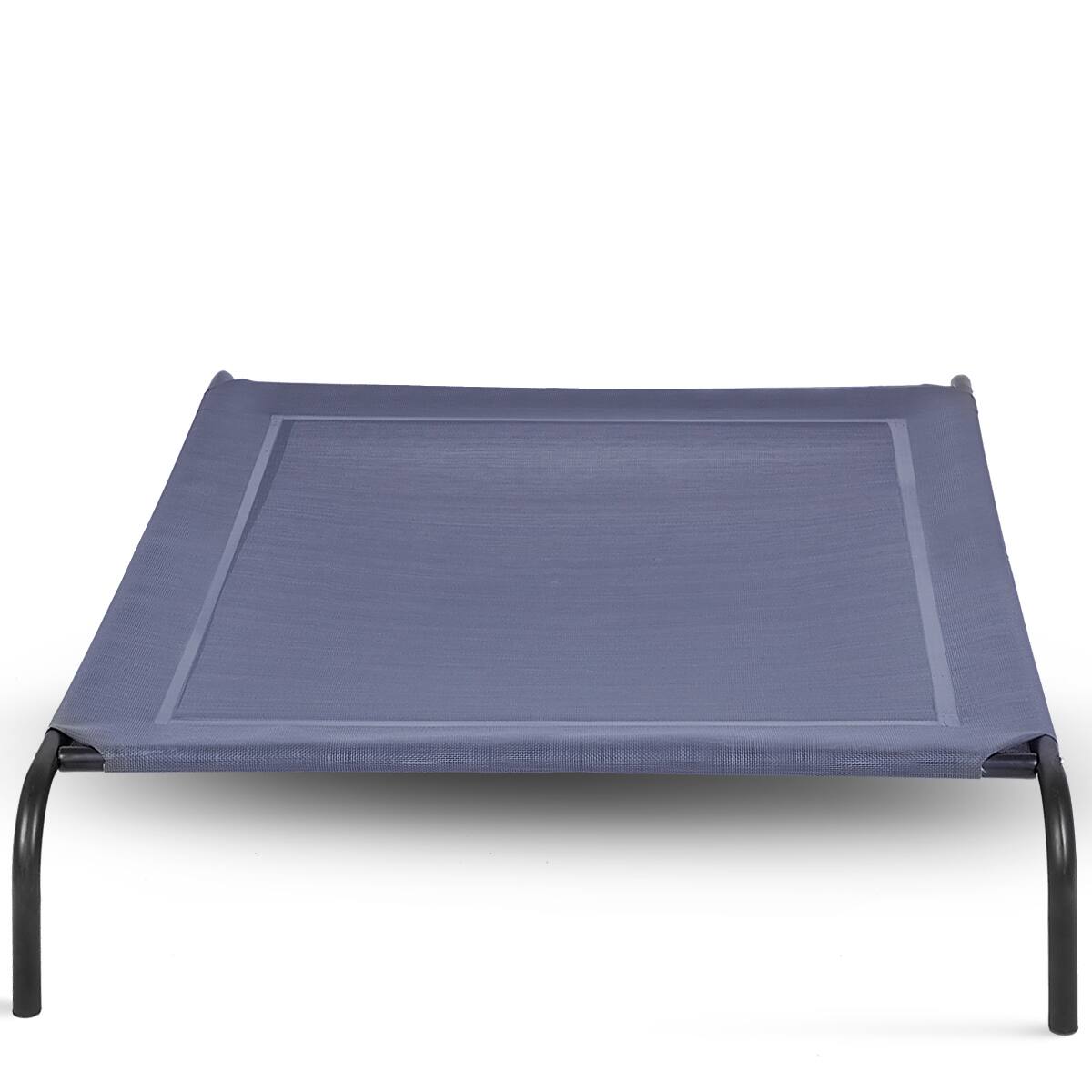 Alt View 3. Gymax - Gymax Large Dog Cat Bed Elevated Pet Cot Indoor Outdoor Camping Steel Frame Mat -XL - Grey.