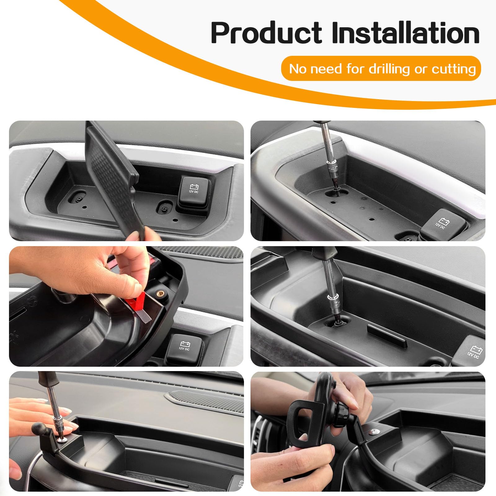 Product Installation  
No need for drilling or cutting