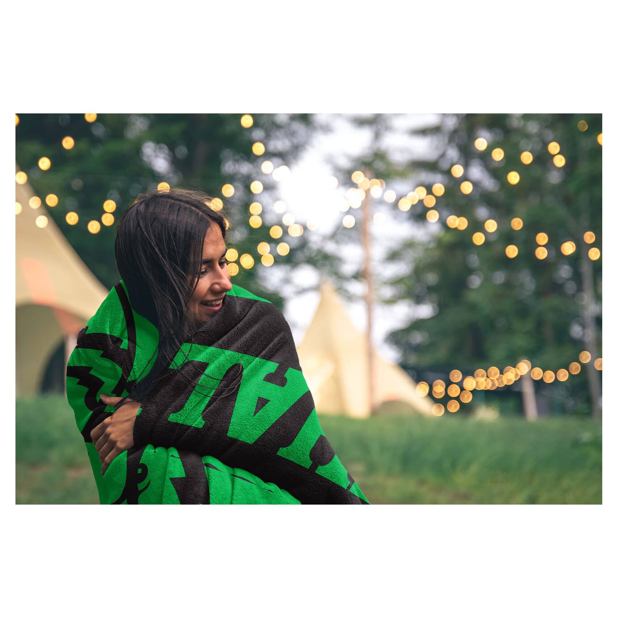 Alt View 1. Pegasus - Marshall Thundering Herd 50" x 60" Endzone Ultra Soft Throw Blanket - Multicolor.