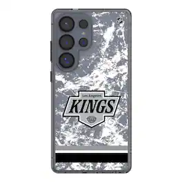 Keyscaper - NHL - Los Angeles Kings Galaxy Stripe Clear Ice Case - S23 - Multicolor