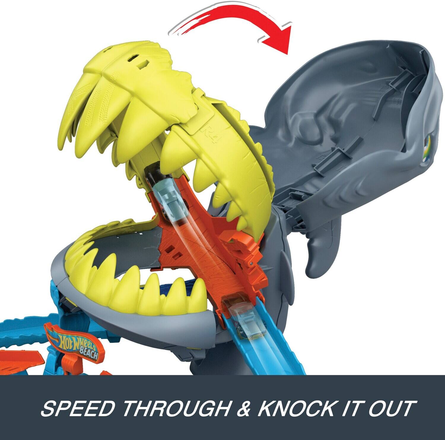 Hot Wheels Beach  
Speed Through & Knock It Out