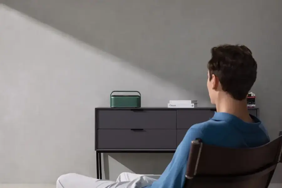 Alt View 13. Soundcore - by Anker Motion X600 Hi-Res Spatial Audio IPX7 Waterproof Portable Bluetooth Speaker with Aux-In and Rugged Metal Design - Green.