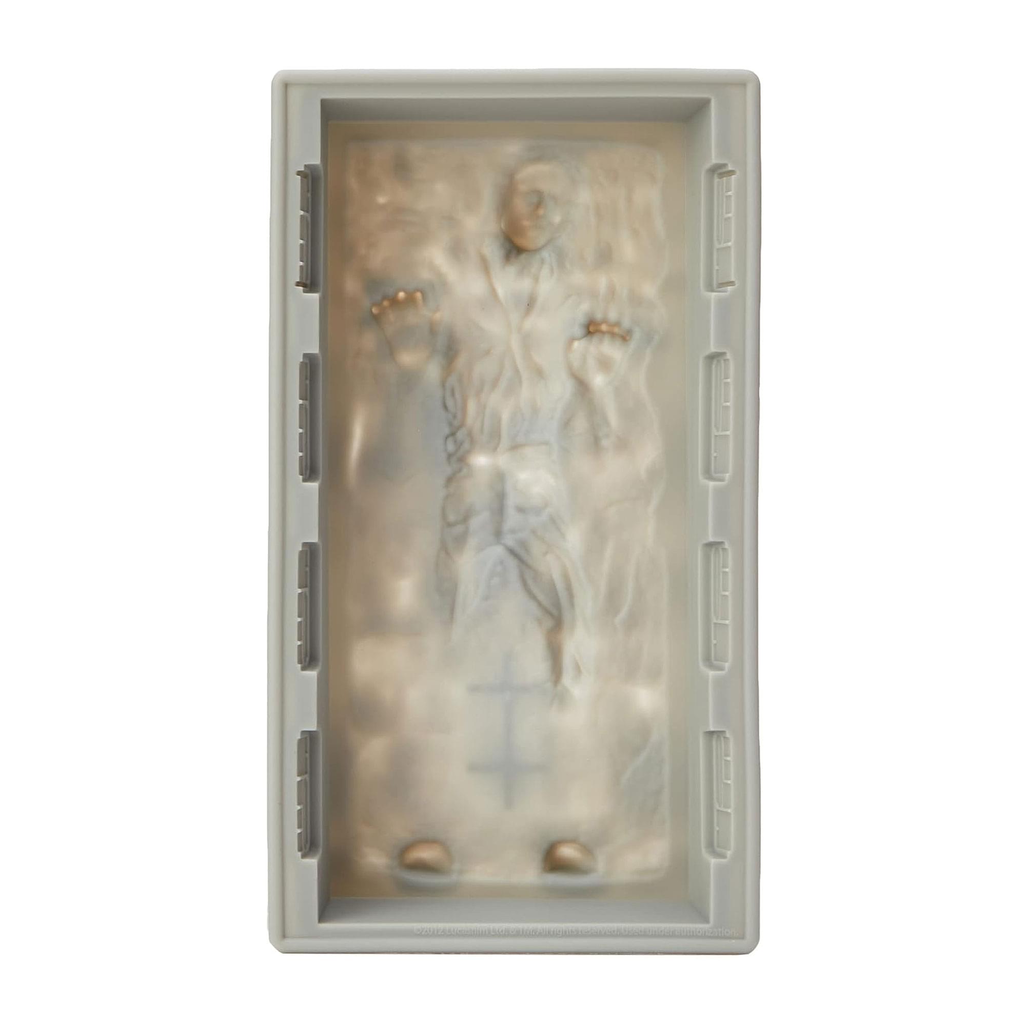 Alt View 1. Star Wars - Star Wars Han Solo In Carbonite Deluxe Large Size Silicone Ice Tray - White.