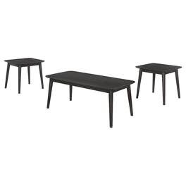 Coaster Co. of America - Radley 3-piece Rectangular Coffee Table Set - Black