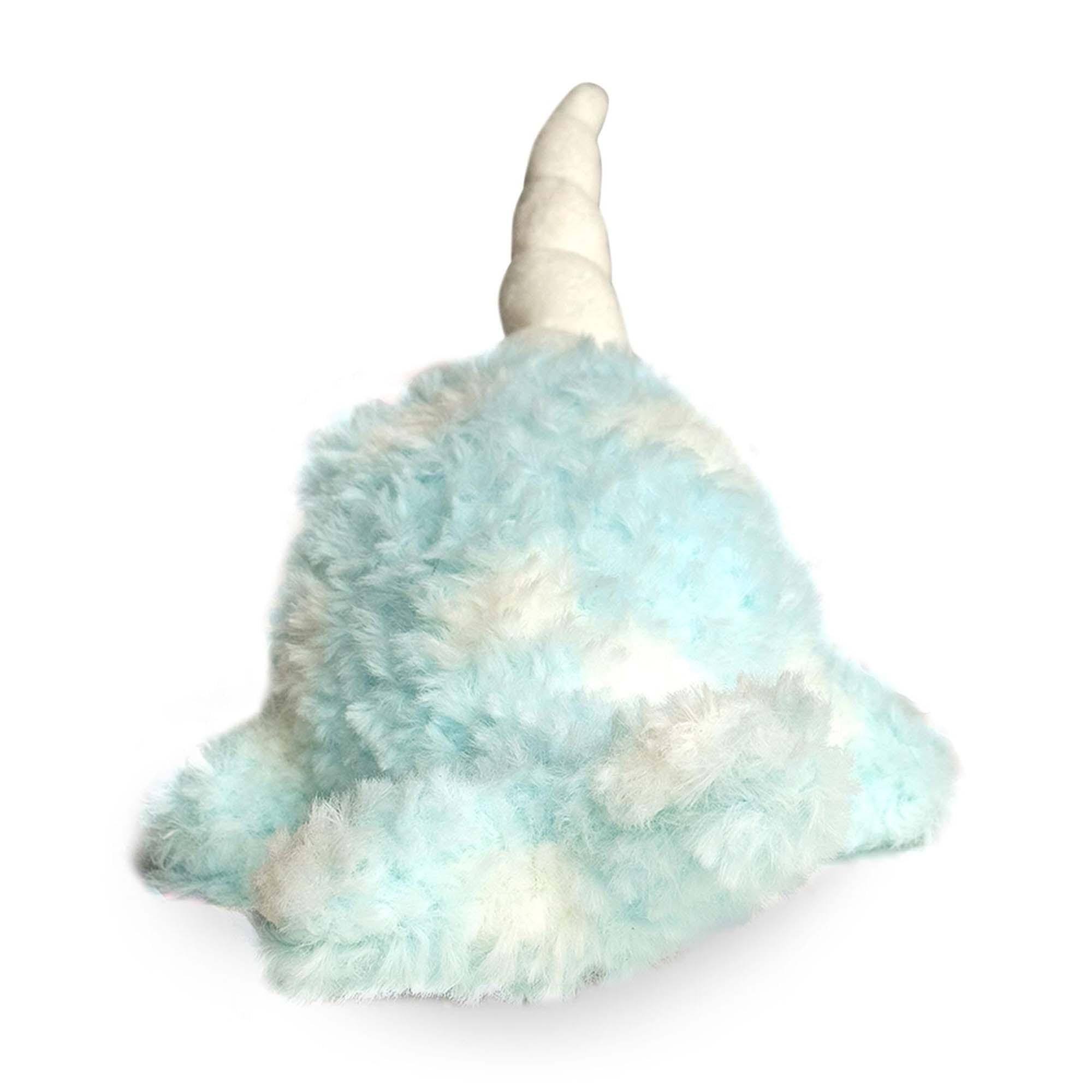 Alt View 10. Kellytoy - Cute & Cuddly Narwhal 6 Inch Plush | Light Blue - Blue.