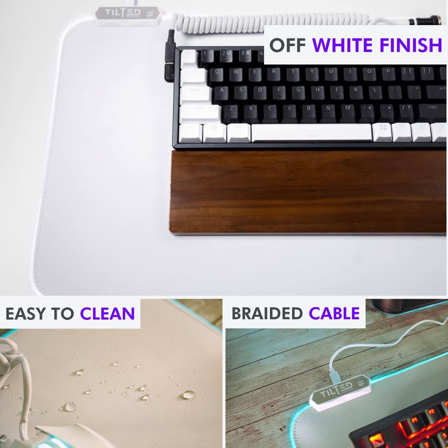 - OFF WHITE FINISH
- EASY TO CLEAN
- BRAIDED CABLE