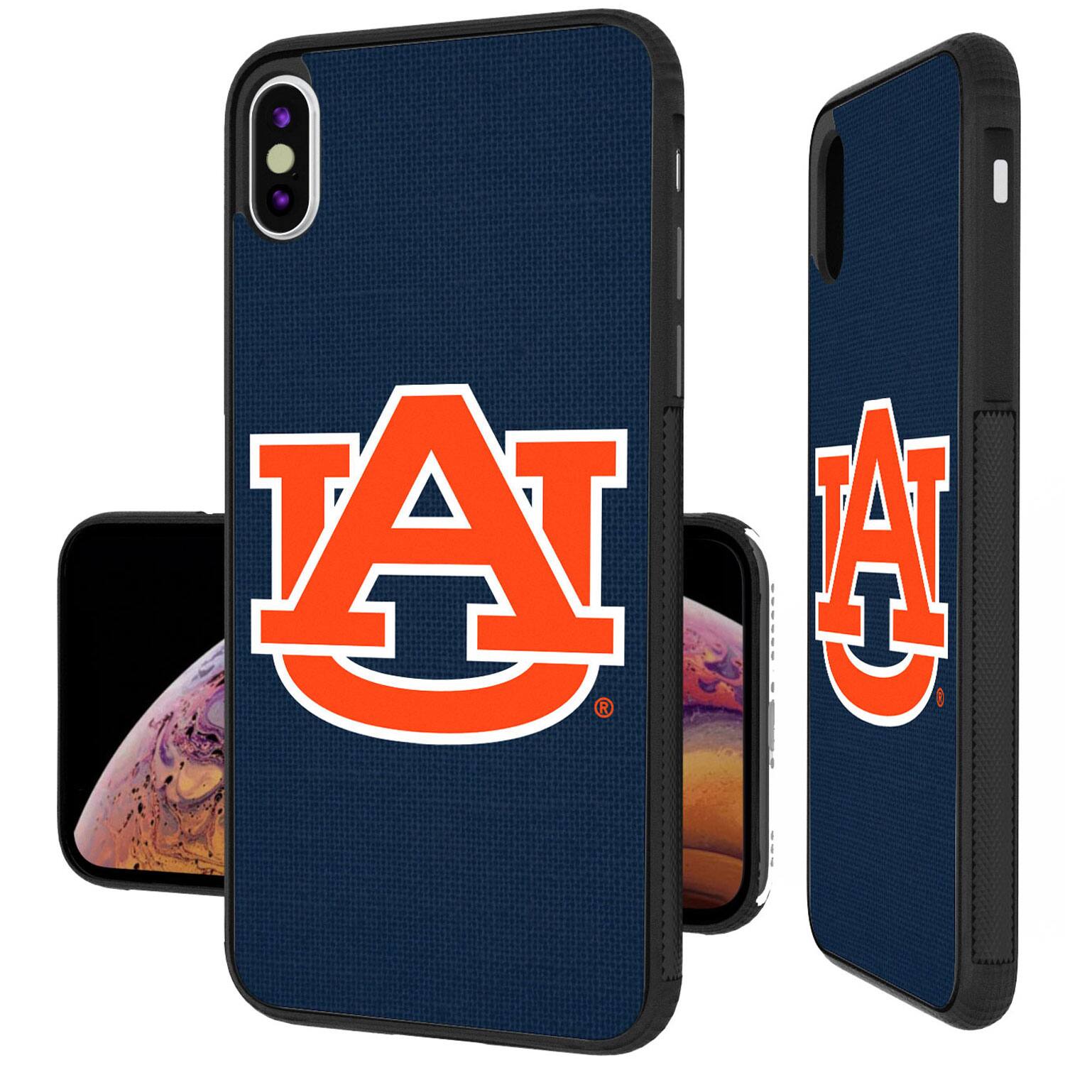 Alt View 3. Keyscaper - Auburn Tigers iPhone Solid Design Bump Case - 13 mini - Multicolor.