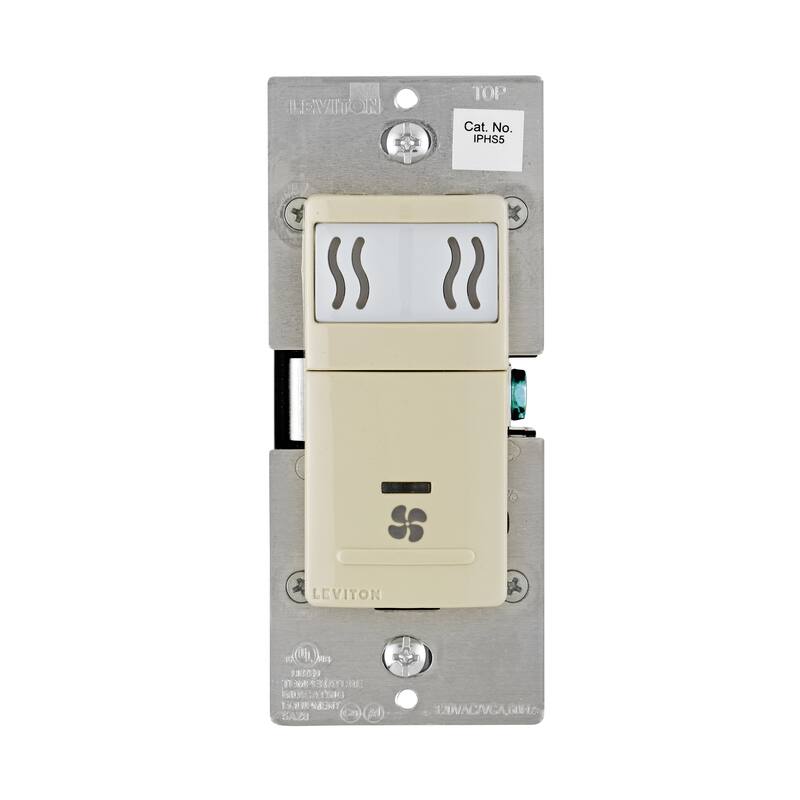 LEVITON  
Cat. No. IPHS5  
TOP  
LEVITON  
120VAC 50/60Hz  
15A  
UL Listed  
cULus Listed  
ETL Listed  
RoHS  
Made in USA