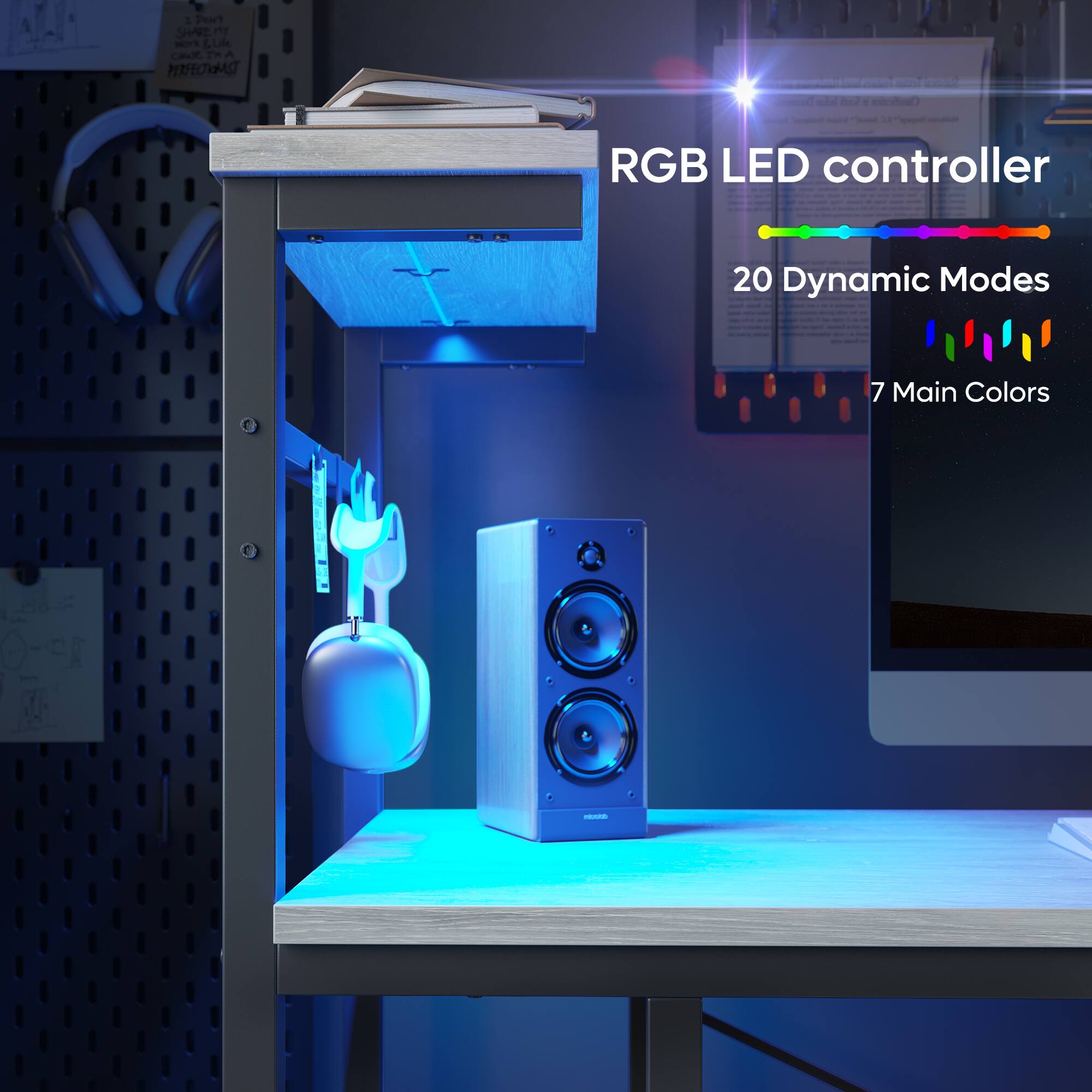 RGB LED controller
20 Dynamic Modes
7 Main Colors