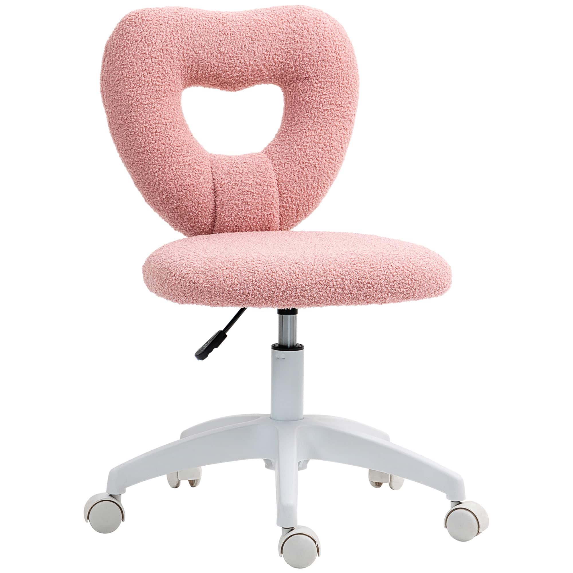Homcom - Computer Desk Chair, Office Task Chair - Pink