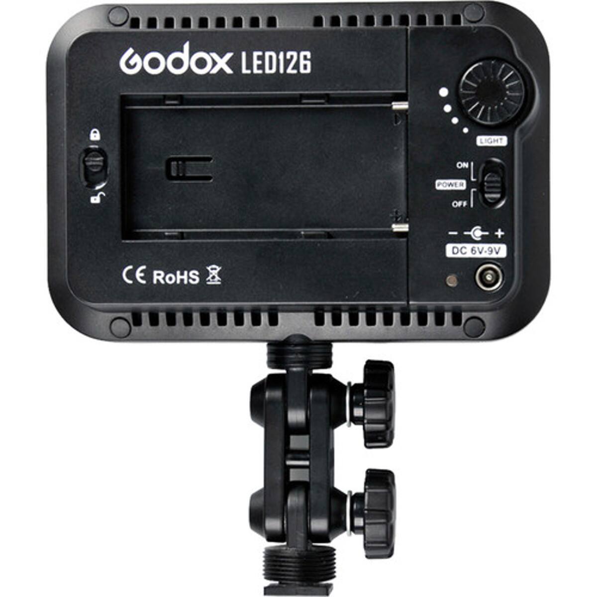 Godox LED126 LIGHT ON POWER OFF CE RoHS DC 6V-9V