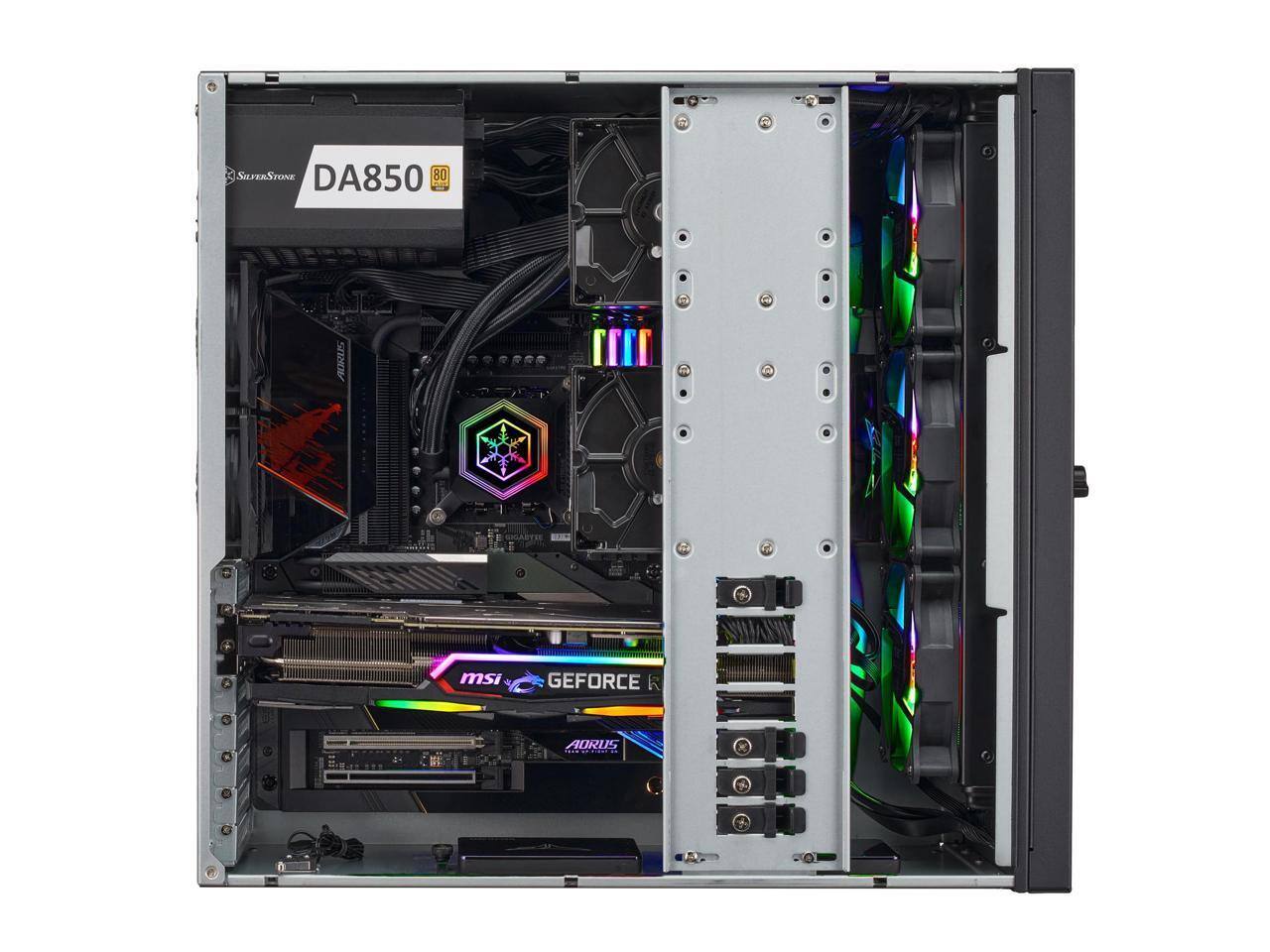 SILVERSTONE DA850  
80 PLUS  
AORUS  
msi GEFORCE AORUS