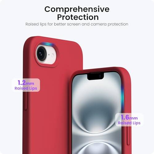 Comprehensive Protection: Raised lips for better screen and camera protection. 1.2mm Raised Lips, 1.6mm Raised Lips.