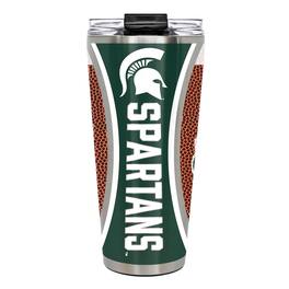Great American Products - Michigan State Spartans 32oz. Big Slim Game Ball Travel Tumbler - Brown