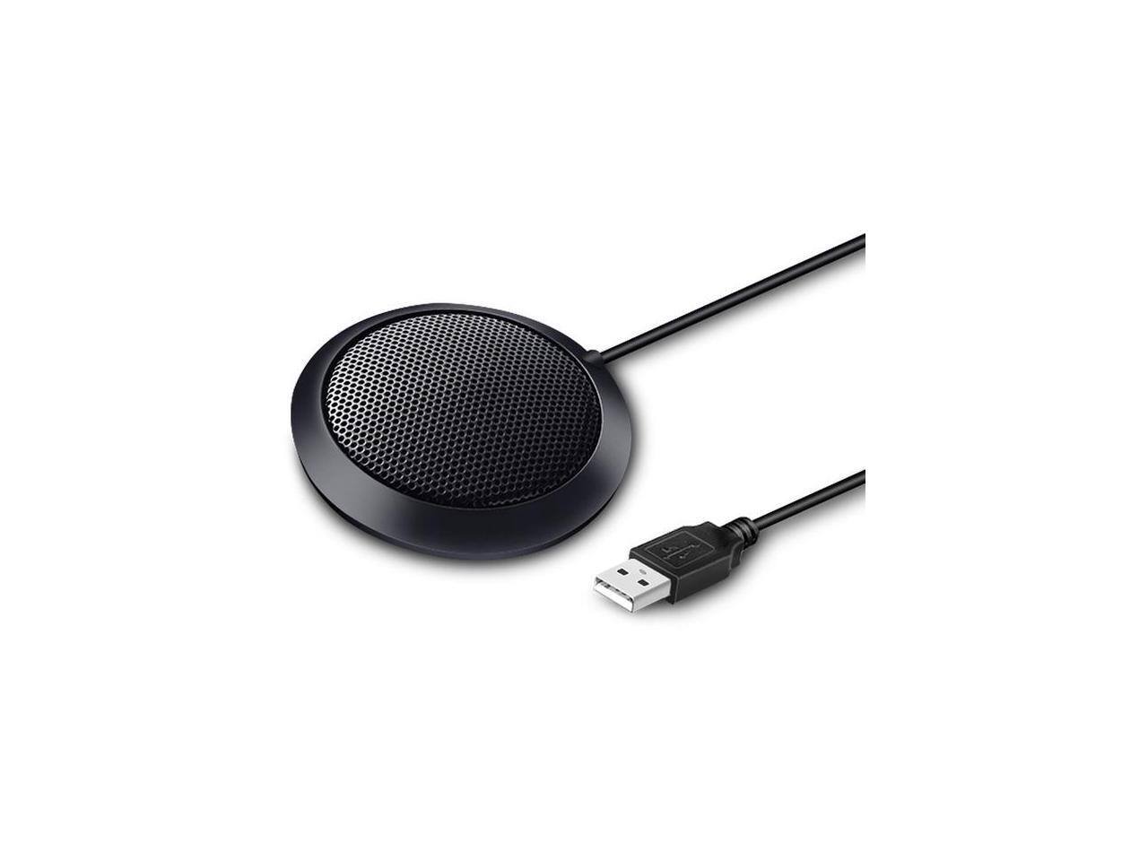 Alt View 5. Adesso - Adesso M3 Wired Condenser Microphone - 6.50 ft - 80 Hz to 20 kHz - 680 Ohm -47 dB - Omni-directional - Table Mount - USB.