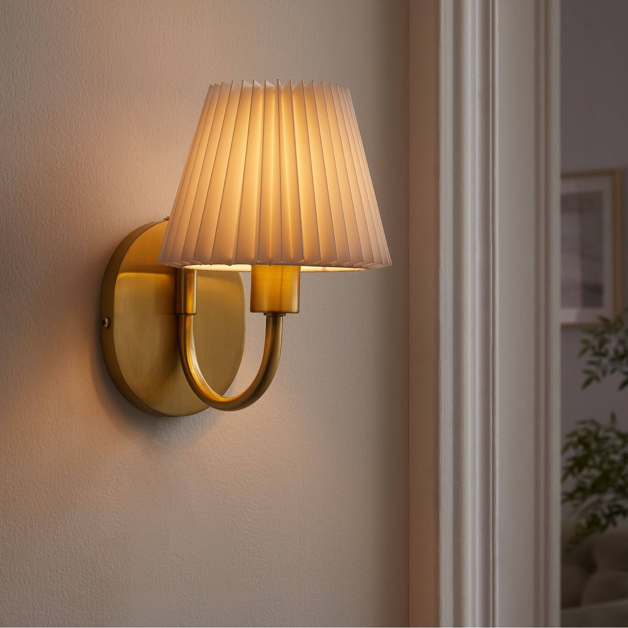 Alt View 2. Modway - Wave Wall Sconce by Modway - Brass.
