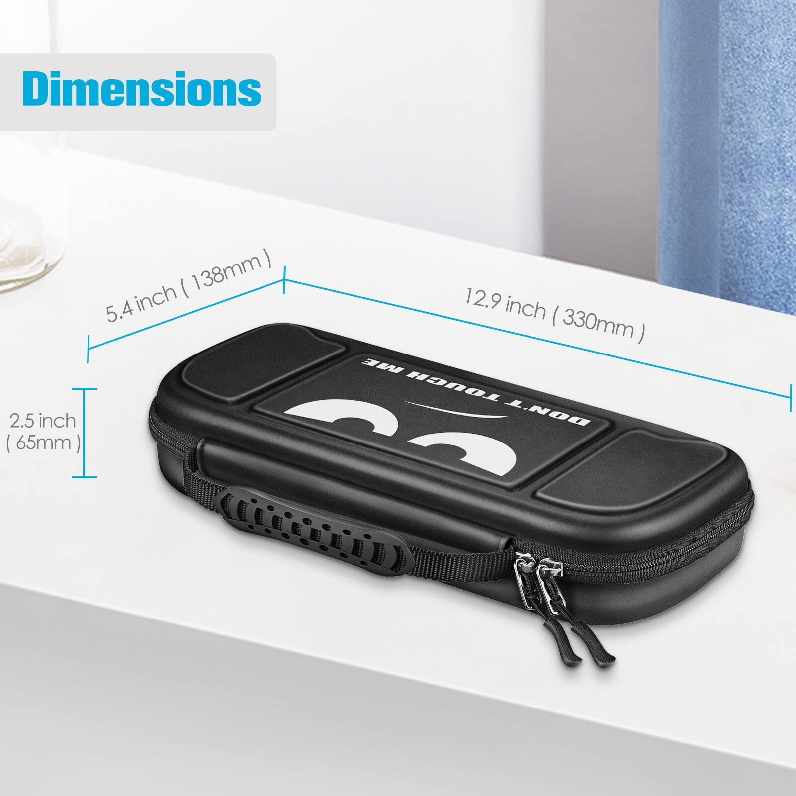 Dimensions  
5.4 inch (138mm)  
12.9 inch (330mm)  
2.5 inch (65mm)