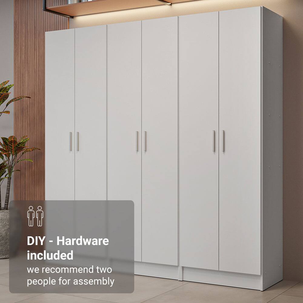 DIY - Hardware included  
we recommend two people for assembly