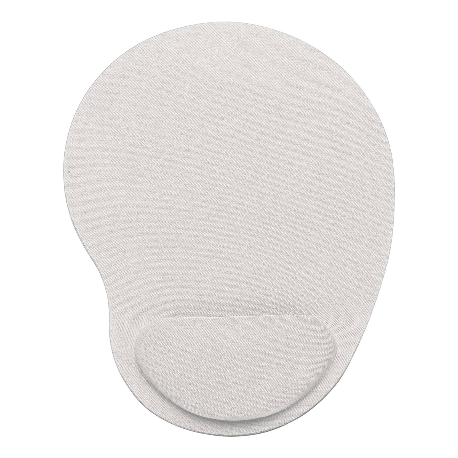 Front. Unique Bargains - Ergonomic Gel Mouse Pad with Wrist Rest Support Memory Foam Mat Non-Slip Base for Office Computers Laptop Keyboard Home - Light Grey.