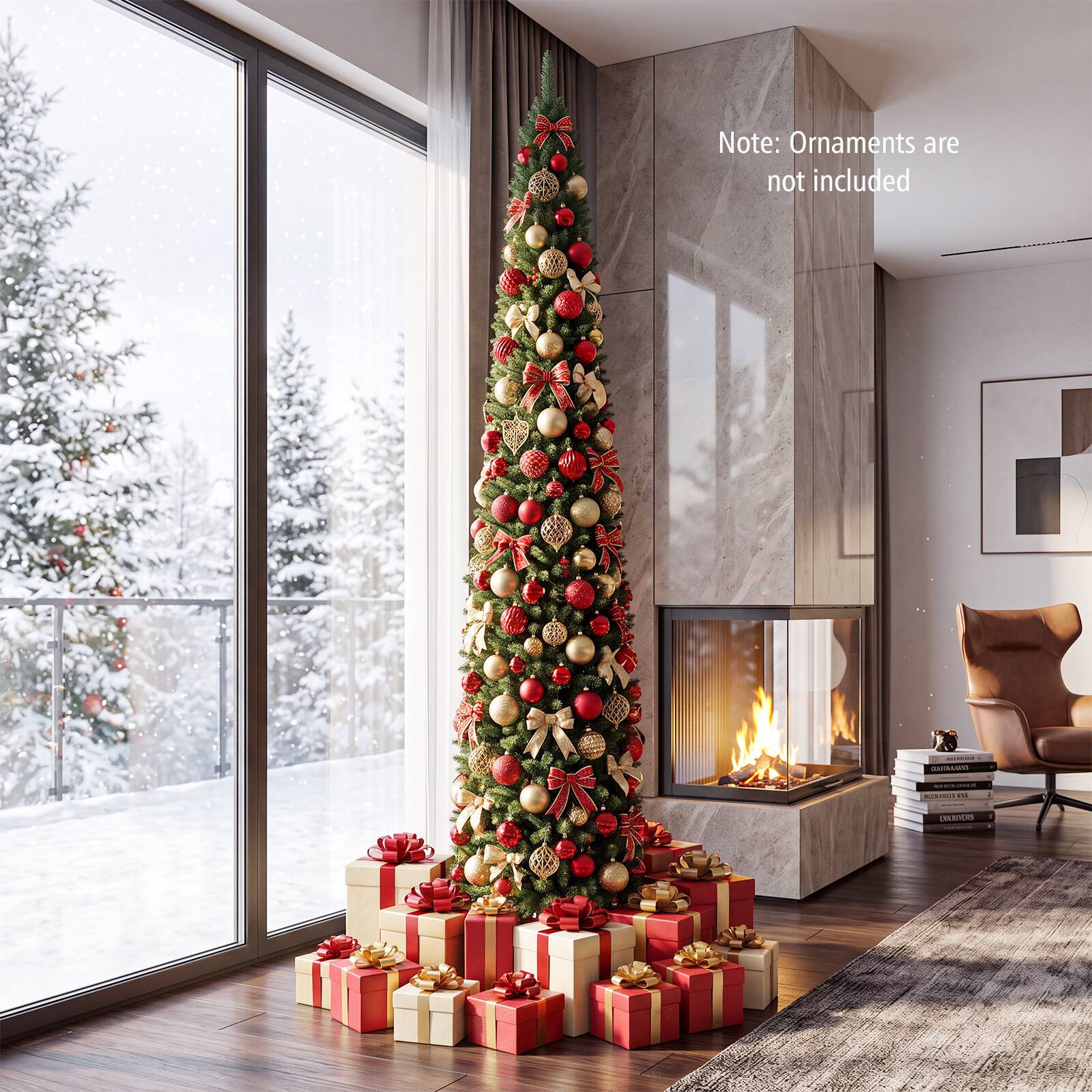 Note: Ornaments are not included