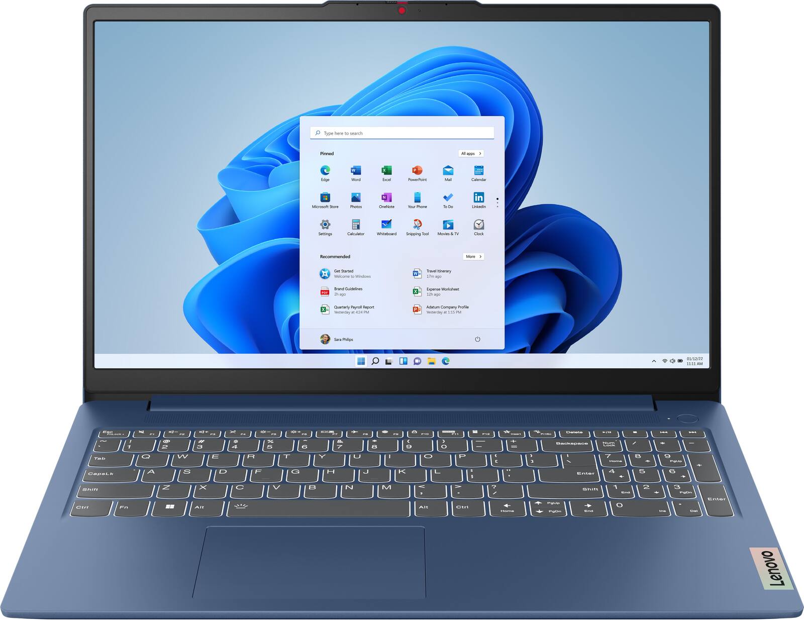 Lenovo - IdeaPad Slim 3 15.6" Full HD Laptop - AMD Ryzen 5 40 2025 - 8GB Memory- 512GB Storage - Abyss Blue