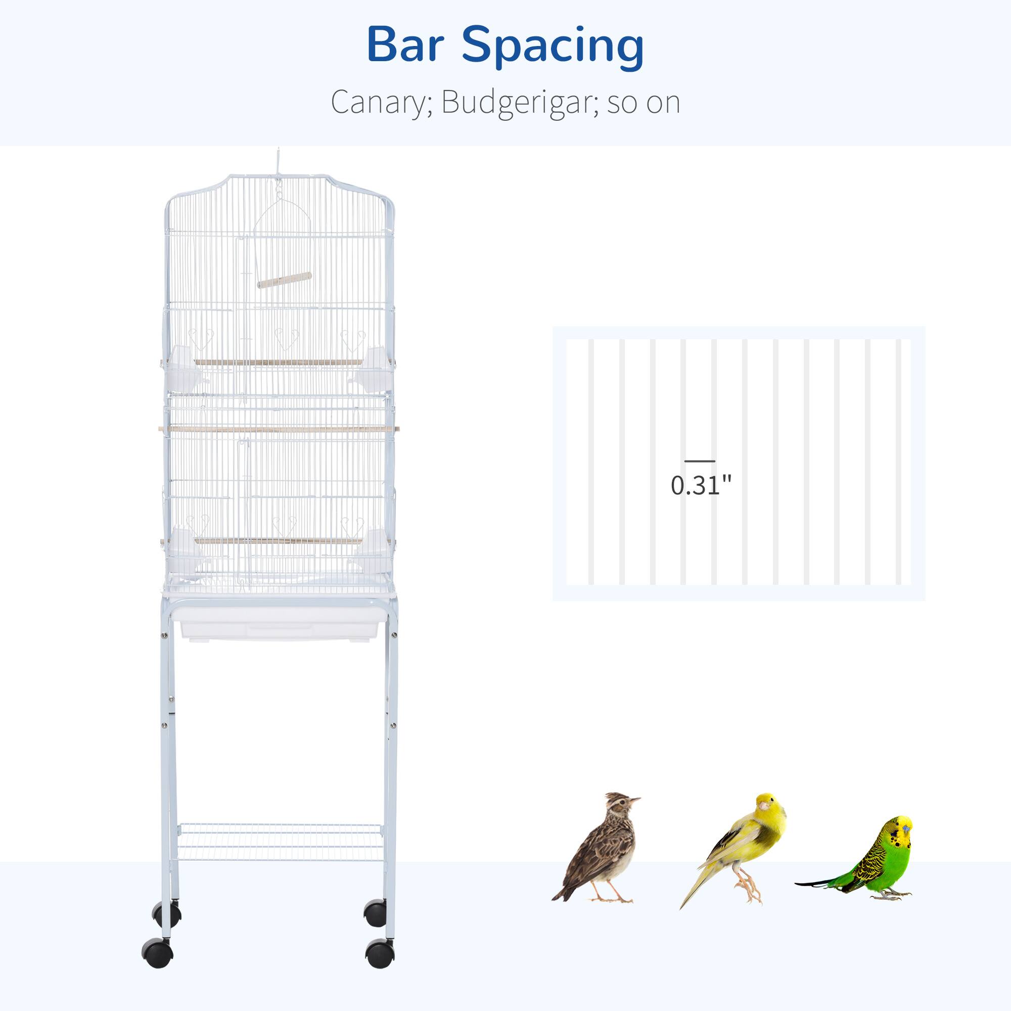 Bar Spacing  
Canary; Budgerigar; so on  

0.31"