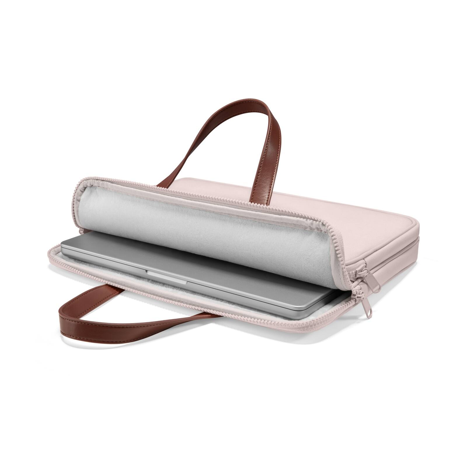 Alt View 2. tomtoc - Versatile-A11 Laptop Carrying Bag Case Sleeve for 14 inch MacBook Pro, 13" MacBook Air & Pro, Microsoft Surface Laptop - Blush Pink.